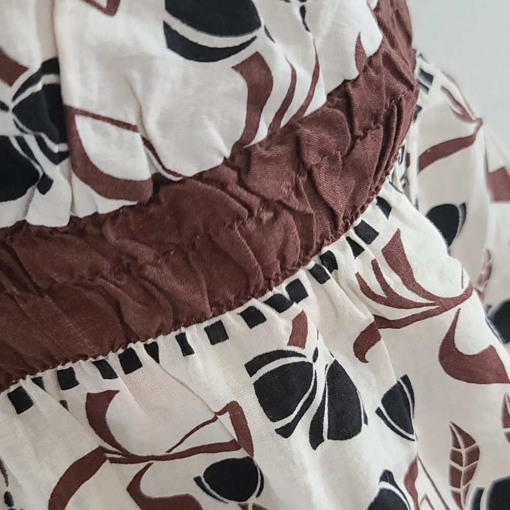 Debenhams Red herring  printed Cotton dress US 4 - Picture 8 of 11